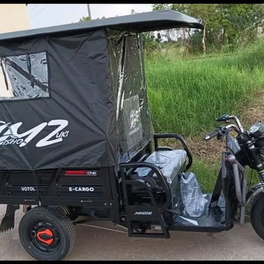 Triciclo eléctrico Mishozuki con techo 1200 W, 500 kg de carga - 4/5