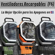 💥 Ventilador recargable F6 🔋20 000MAH Colores 🟢⚫️ - Img 57823190
