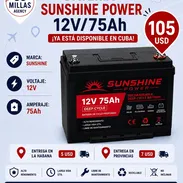 Batería para autos  12V/75A - Img 55742984