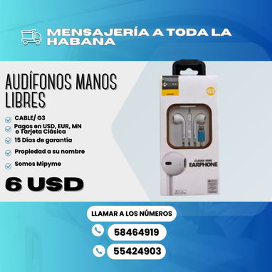 AUDÍFONOS DE CABLE DE VARIOS MODELOS Y PRECIOS - Img 108358129