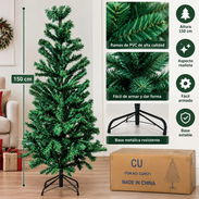 🎄 Árbol de Navidad artificial – 150 cm(Plaza) - Img 58016297