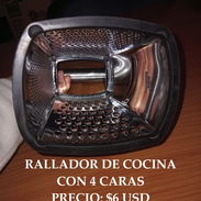 RALLADOR DE COCINA CON 4 CARAS, ENTREGA DE FACTURA. VARIEDAD DE ÚTILES DEL HOGAR, ELECTRODOMÉSTICOS, TECNOLOGÍA, ETC - Img 54637264