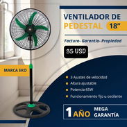 💨 VENTILADOR DE PEDESTAL 🔴 EKO 🆗 18 PULGADAS 💲 35 USD - Img 51888119