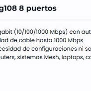 Switch Tenda sg108 8 puertos hasta 1 gb nuevo en caja sellado con garantia somos tienda fisica en vedado. 54741004 - Img 51407595