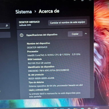 Laptop Dell Latitude gama empresarial con rendimiento ideal para jugadores, diseñadores y programadores informáticos. - Img 124617387