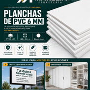 M-🔥 PVC BLANCO 6 MM | 1.22 × 2.44 M – RESISTENTE Y VERSÁTIL – 42 USD - Img 57018050