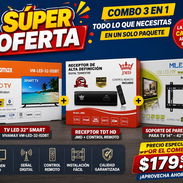 Oferta ‼️‼️‼️‼️ Smart tv 32" + cajita externa + soporte a la pared - Img 56275029