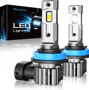 Bombillas H11, luces antiniebla H8 H9, bombillas blancas frías, IP67 impermeable, paquete de 2 nuevo en caja - Img 49320309