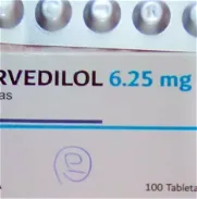 Carvedilol tab 6.25 mg, importado - Img 45958784