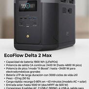ECOFLOW Delta 2 max 1900 Wh Precio 1470 usd con transporte y 7 días de garantía ✅ - Img 57097436