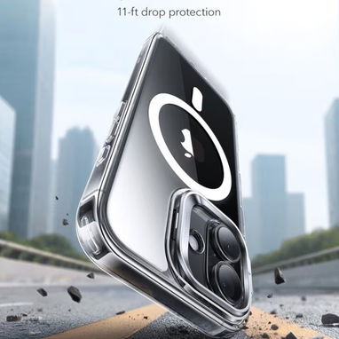 🍀Funda para iPhone 17 con Soporte Integrado y MagSafe – Clear🍀 - Img 123544838