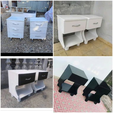 Mesitas de noche de melamina con mensajería incluida en el precio - Img 99620236