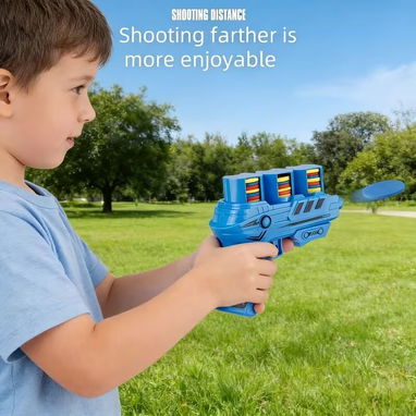 Pistola Lanzadora de Discos de Espuma para Niños - 2/5