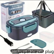 🛍️ lonchera térmica eléctrica (lunchera) plato plástico 🔑 Código: lonc885 📝 Lonchera eléctrica que calienta tu comida - Img 57590398