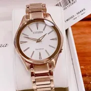 58049738 , CITIZEN ECODRIVE MODENA PARA MUJER (EM0593-56A) DE 36MM , NUEVO A ESTRENAR POR USTED , ORO ROSA , OFERTON - Img 51365053
