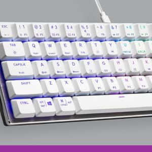 Teclado mecanico Cooler máster Sk620 Switches rojos y azules - 3/10