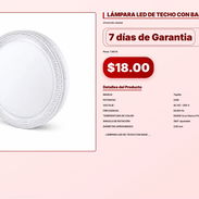 LÁMPARA LED DE TECHO CON BASE GIRATORIA . - Img 57102834