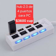 Hub 2.0 4 puertos USB para PC - Img 57914479