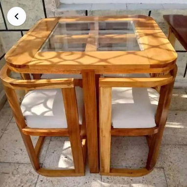 Comedor de madera barnizados y pintados - 4/6