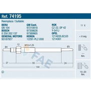 bujias de precalentamiento para Opel Astra 1.7  16V Diesel  rosca M10 X 1,25 ,son largas DE 14,5 CM - Img 40873919