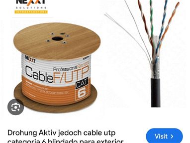 Cable FTP CAT 6 para exteriores , apantallado , color negro- 52656260 - Img main-image