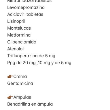 Medicamentos nacionales 👇🏾 - 2/2