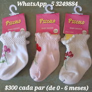 VENDO PARES DE MEDIAS PARA BEBÉ DE 0-6 MESES - Img 58275246