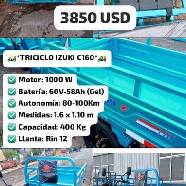 🚨REBAJA DE TRICICLOS ELECTRICOS 🚨 - 3/6
