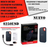 Disco Externo Solido SanDisk 2TB Extreme Portable SSD "Nuevo Sellado" - Img 54343079