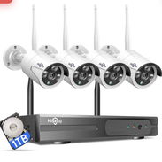 Sistema de Cámaras de Seguridad Hiseeu 3MP Wireless – Kit con NVR 4K 16 Canales y 1TB HDD - Img 57706942