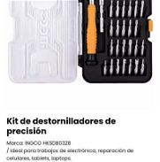 Caja de herramientas * Kit de destornilladores/ llave vaso/ Puntas philips/ Cubos/ Adaptador con chicharra - Img 45511155