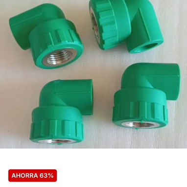 Piezas de plomería para termofusión,llaves de paso,codos, uniones - 2/4