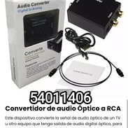 !!Convertidor de audio Óptico a RCA/ Incluye el cable de alimentación y cable óptico.!! - Img 45471737