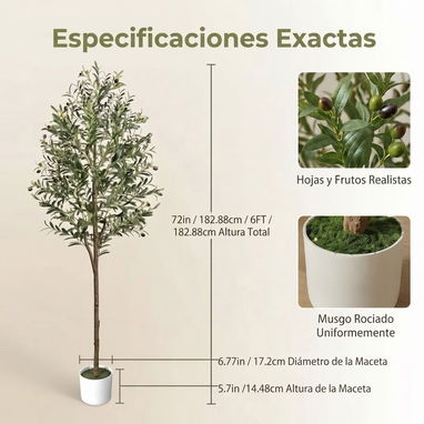 Árbol de olivo artificial - 2/2