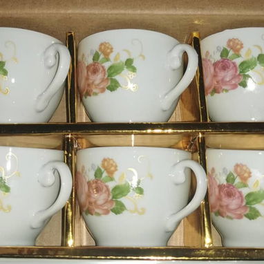 Juego de 6 tazas de cerámica - Img 118955681