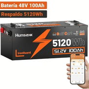 Batería Humsienk GEN2 LiFePO4 48V 100Ah 5.12kWh Con Bluetooth Para Respaldo $1100 - Img 58056131
