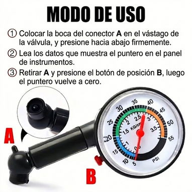 Medidor d aire analógico - Img 125137552