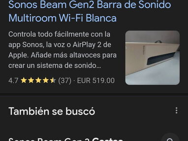 Sonos beam gen 2 ❗❗única en revolico❗❗en su caja - Img main-image