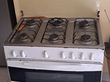 Cocina de gas de 6 hornillas con horno100usd - Img main-image