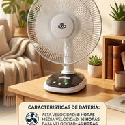 Ventilador recargable de mesa de 12p Eko Cienfuegos - Img 56807427