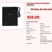 ESTUFA DE INDUCCIÓN SIMPLE MILEXUS VPT#-0130 - Img 55220011