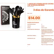 Juego de utensilios de cocina de 1.40 libras para máxima agilidad hoy VPT#-0158 - Img 55666146
