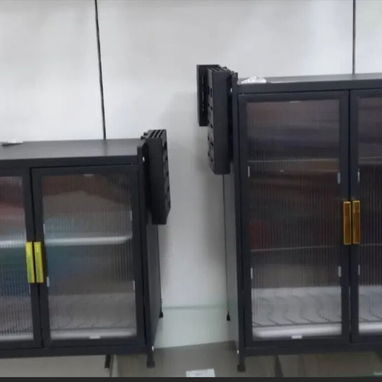 Platero de metal con puerta para encima de la meseta de 2 y 3 niveles (gu) - 2/6