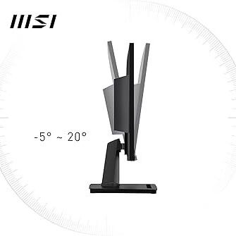 MSI PRO MP225 Monitor de computadora IPS 1920 x 1080 (FHD) de 22 pulgadas, 100Hz new 52815418 - Img 108245421