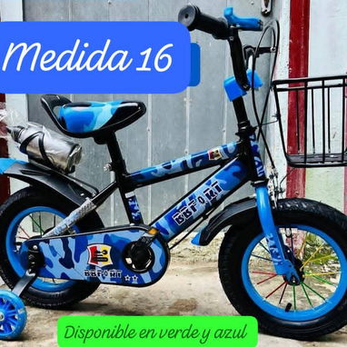 Bicicleta medida 16 y 20 - 5/8