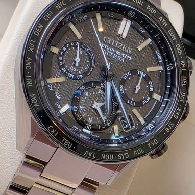 🔥 gama alta 🔥 uno de los buque insignia de la marca  🕰 citizen eco drive attesa satellite wave gps - Img 122138471