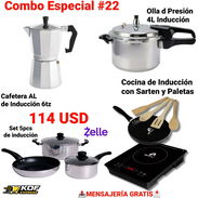 Cocina de inducción, juego de calderos de inducción, cafetera de inducción y olla de presión de inducción - Img 55751652