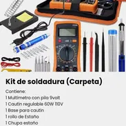 Kit de soldadura entero con carpeta nuevo - Img 52463568