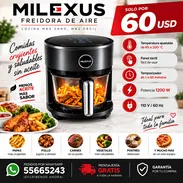 🍟🔥 ¡COCINA MÁS FÁCIL CON MILEXUS! Prepara tus comidas favoritas con poco o nada de aceite. Pollo, papas, carnes, vege - Img 57233297