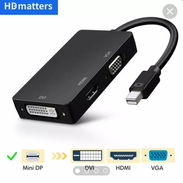 Adaptador mini DisplayPort a HDMI+VGA+DVI - Img 52165059